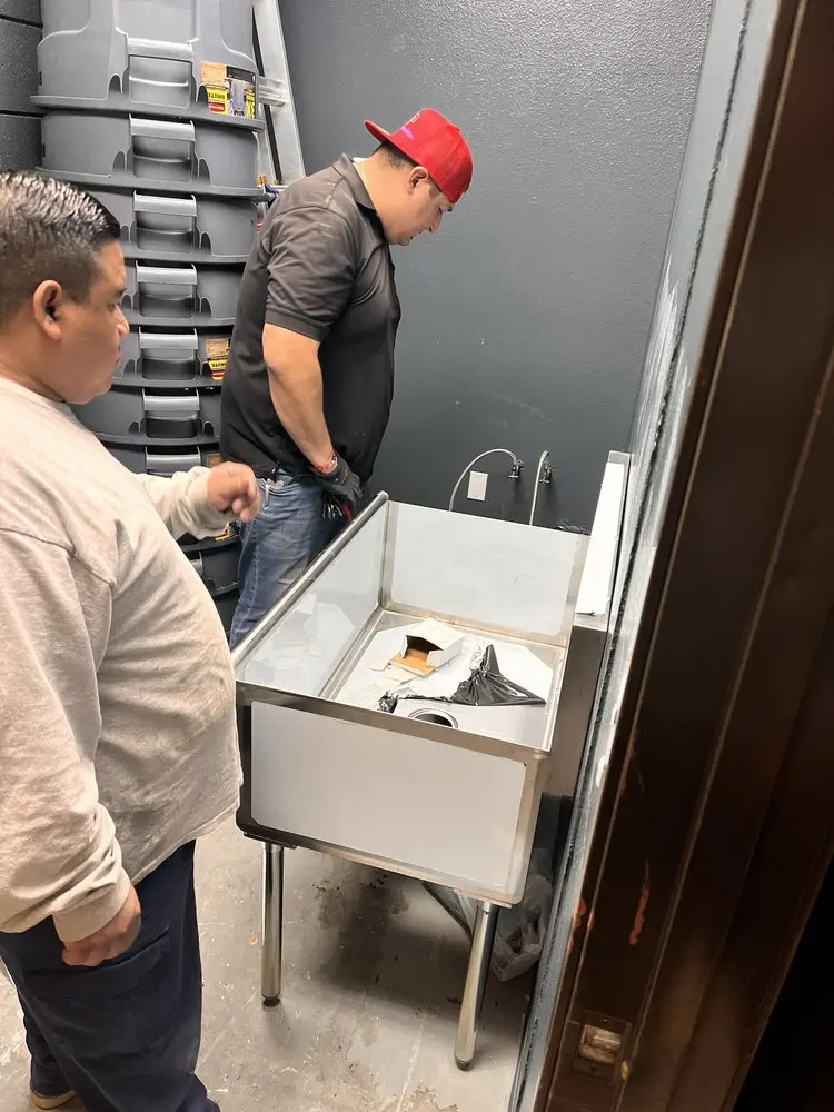 Commercial plumbing and sink installation in Dieringer